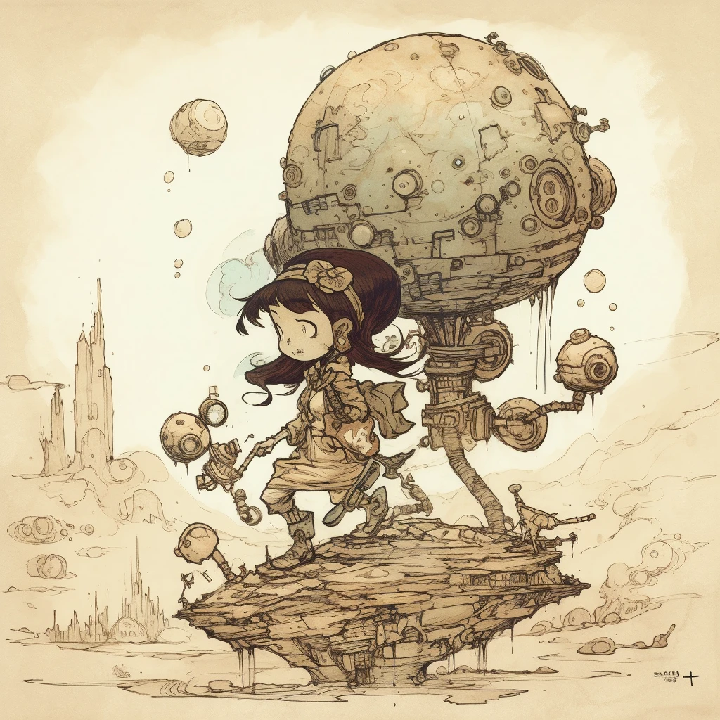 Midjourney生成风格为动漫-brian kesinger